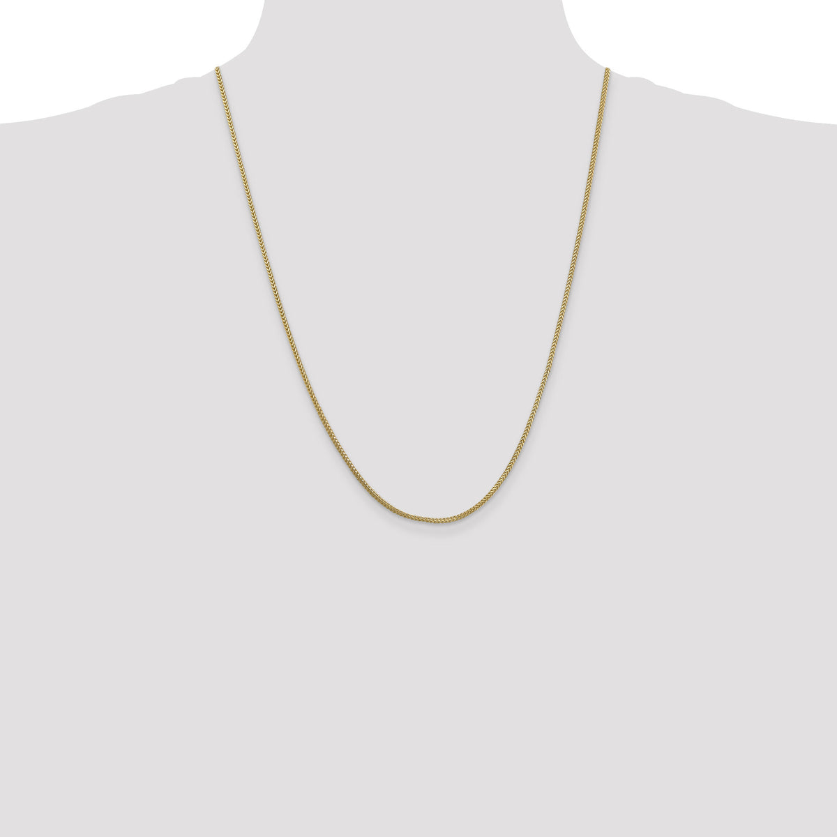 14k 1.3mm Franco Chain-FRA040-24