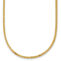 14k 1.3mm Franco Chain-FRA040-16