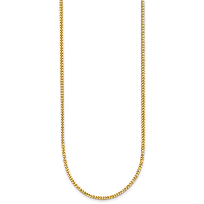 14k 1.4mm Franco Chain-FRA045-22