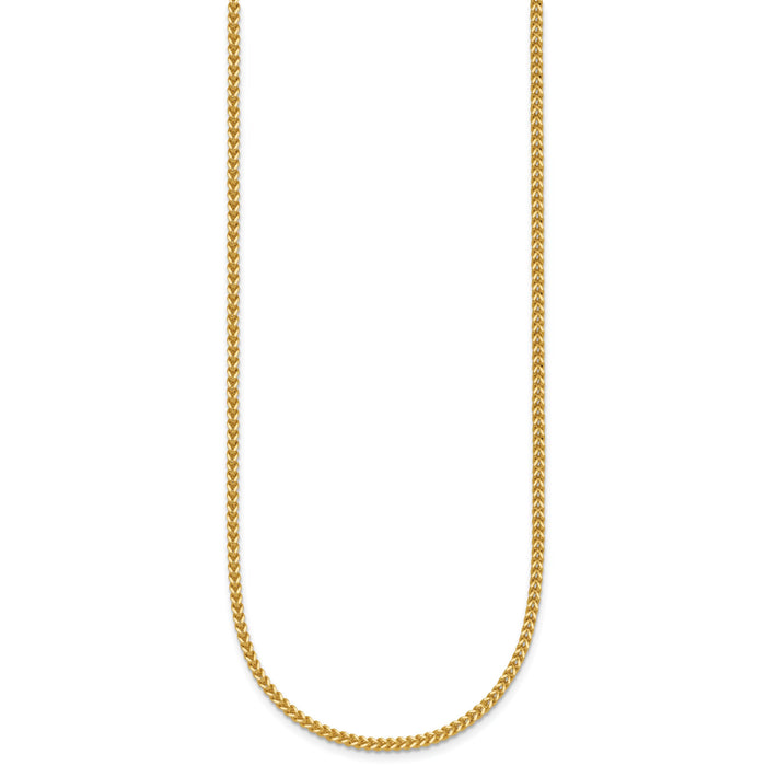 14k 1.5mm Franco Chain-FRA050-24