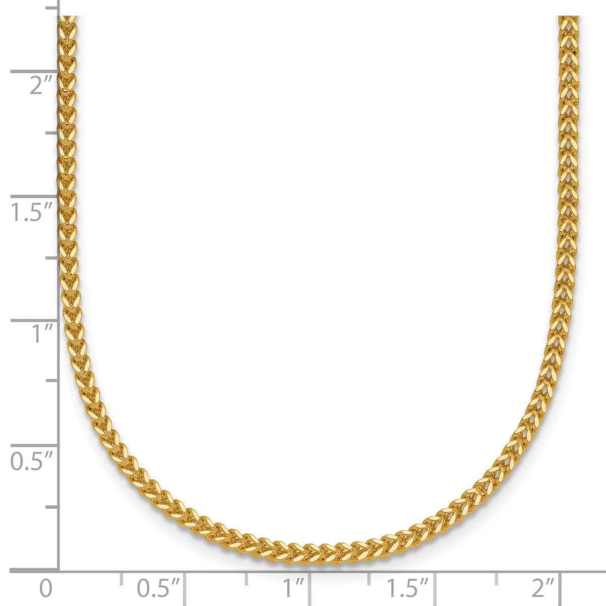 14k 1.5mm Franco Chain-FRA050-20