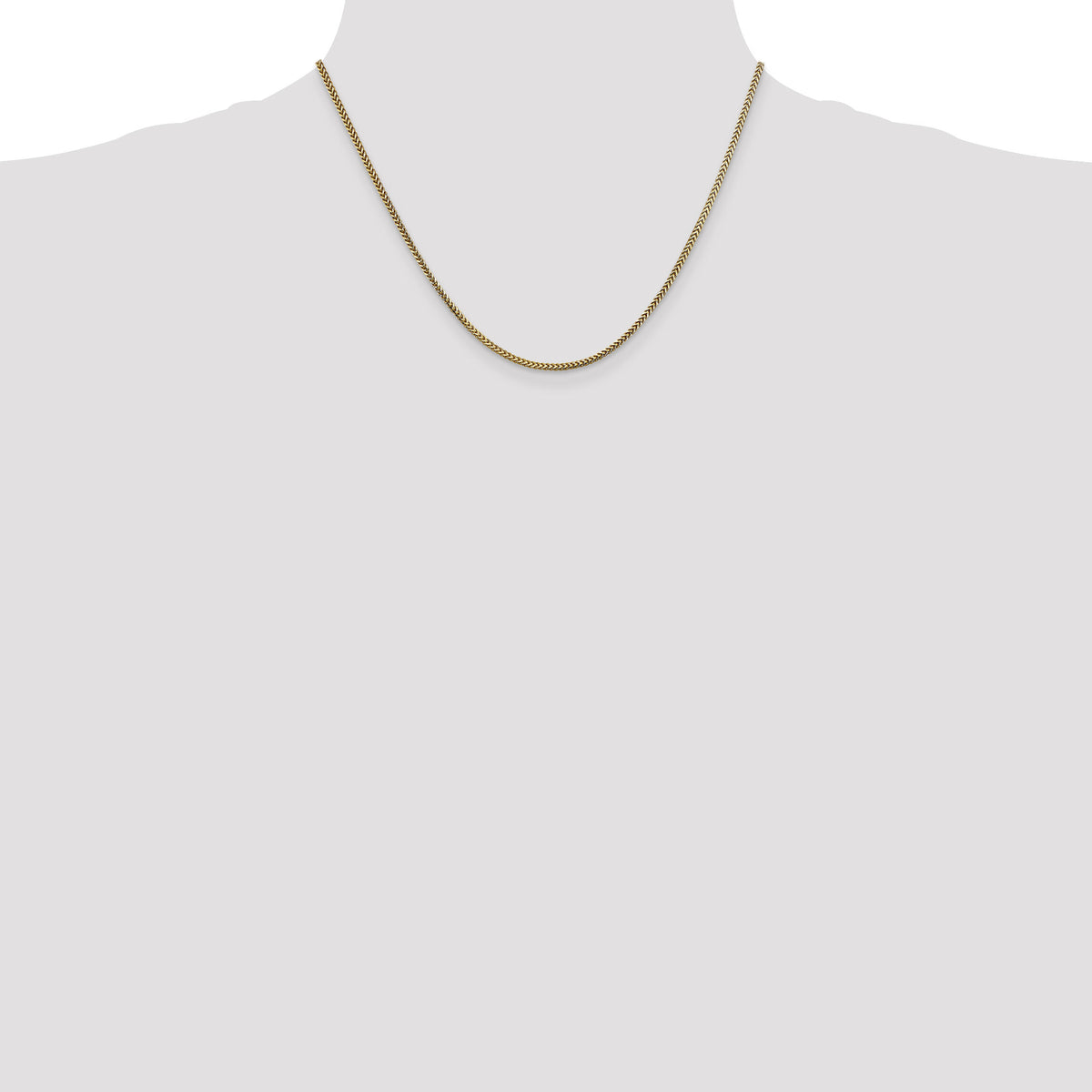 14k 1.5mm Franco Chain-FRA050-18