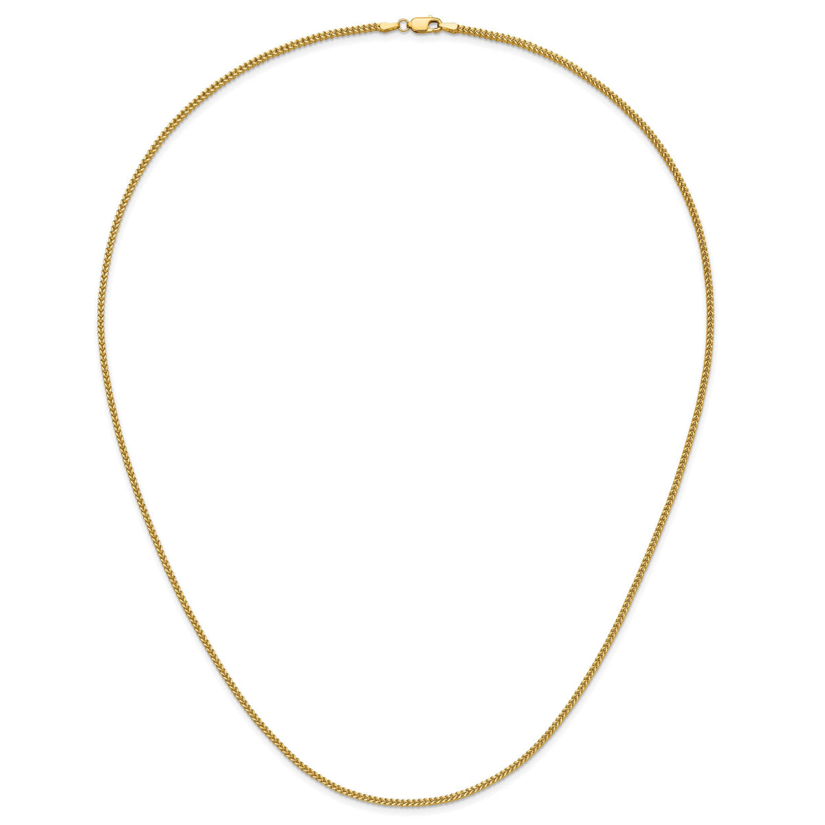14k 1.5mm Franco Chain-FRA050-24