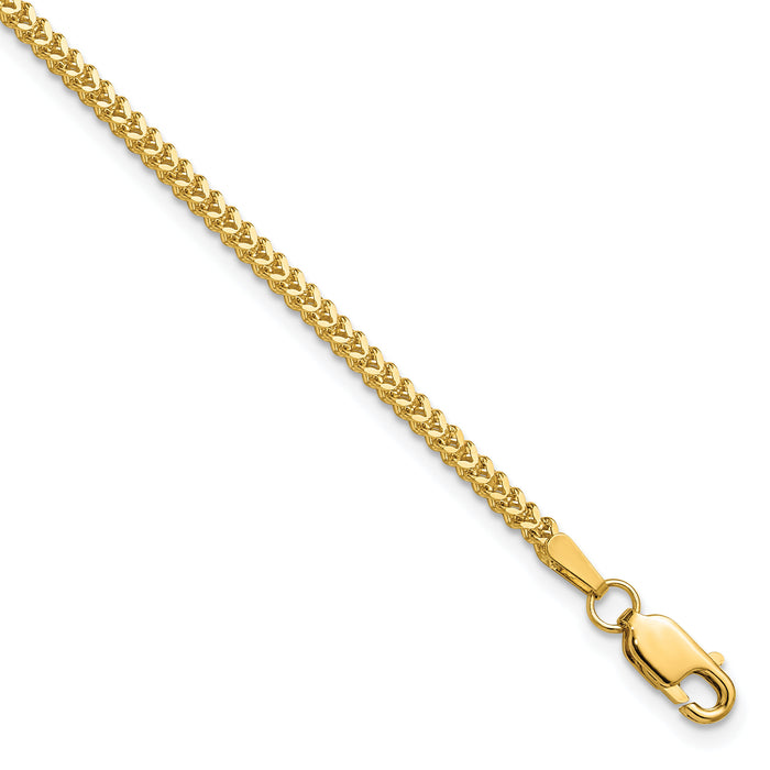 14k 1.5mm Franco Chain-FRA050-7