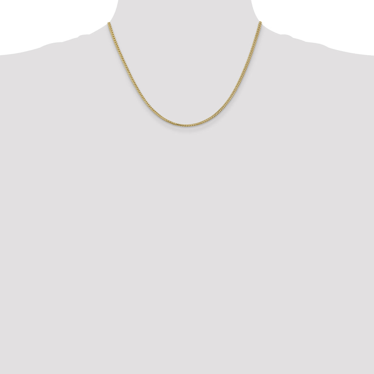 14k 2mm Franco Chain-FRA065-18