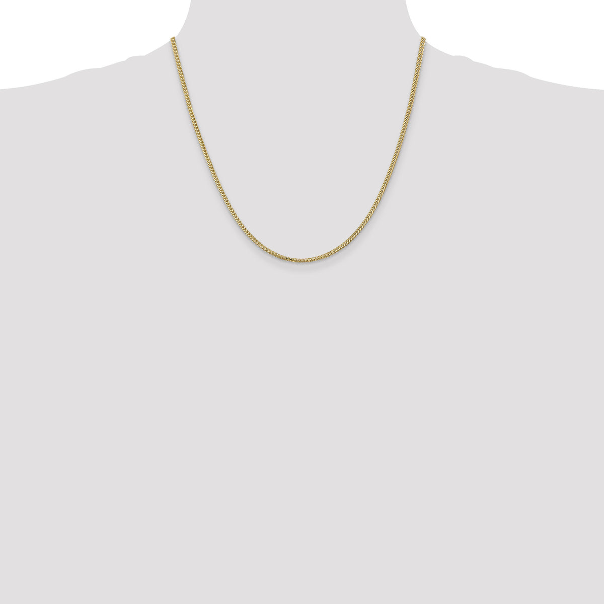 14k 2mm Franco Chain-FRA065-20