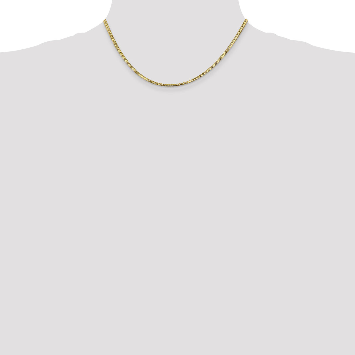 14k 2.3mm Franco Chain-FRA070-16