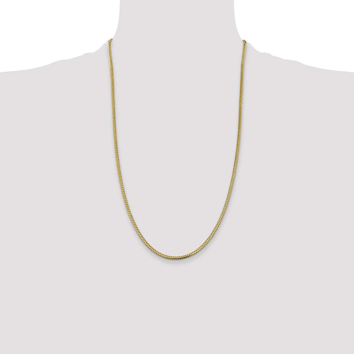 14k 2.3mm Franco Chain-FRA070-26