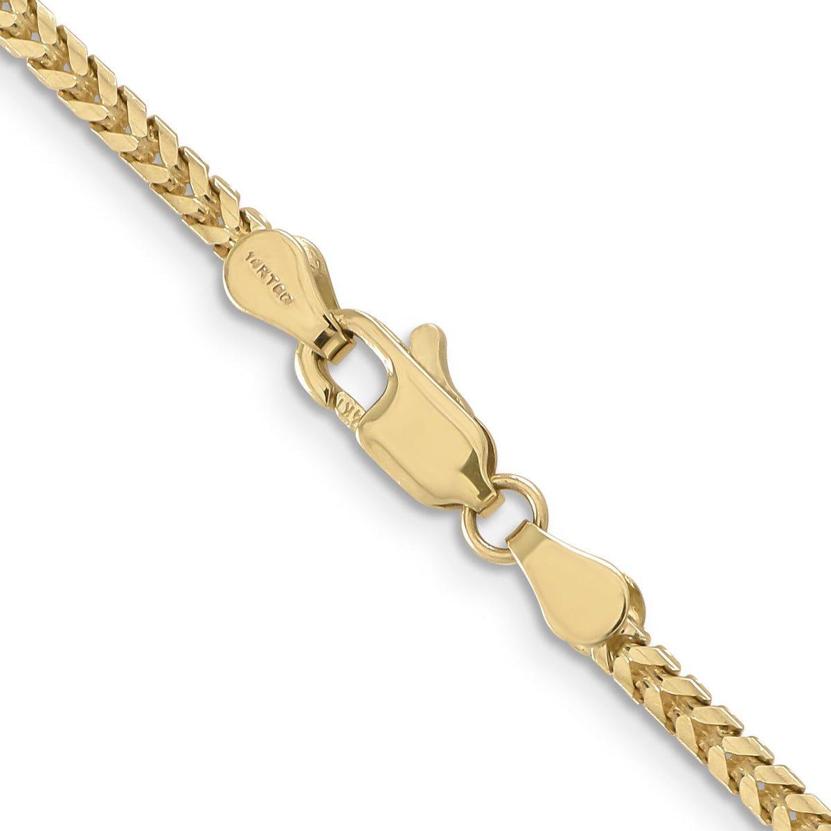 14k 2.5mm Franco Chain-FRA080-30
