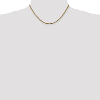 14k 2.5mm Franco Chain-FRA080-16