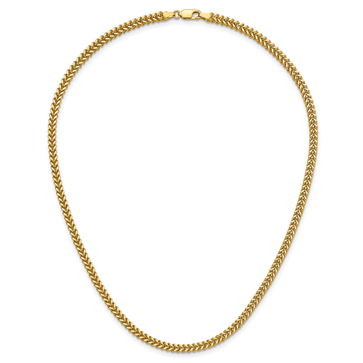 14k 2.5mm Franco Chain-FRA080-16