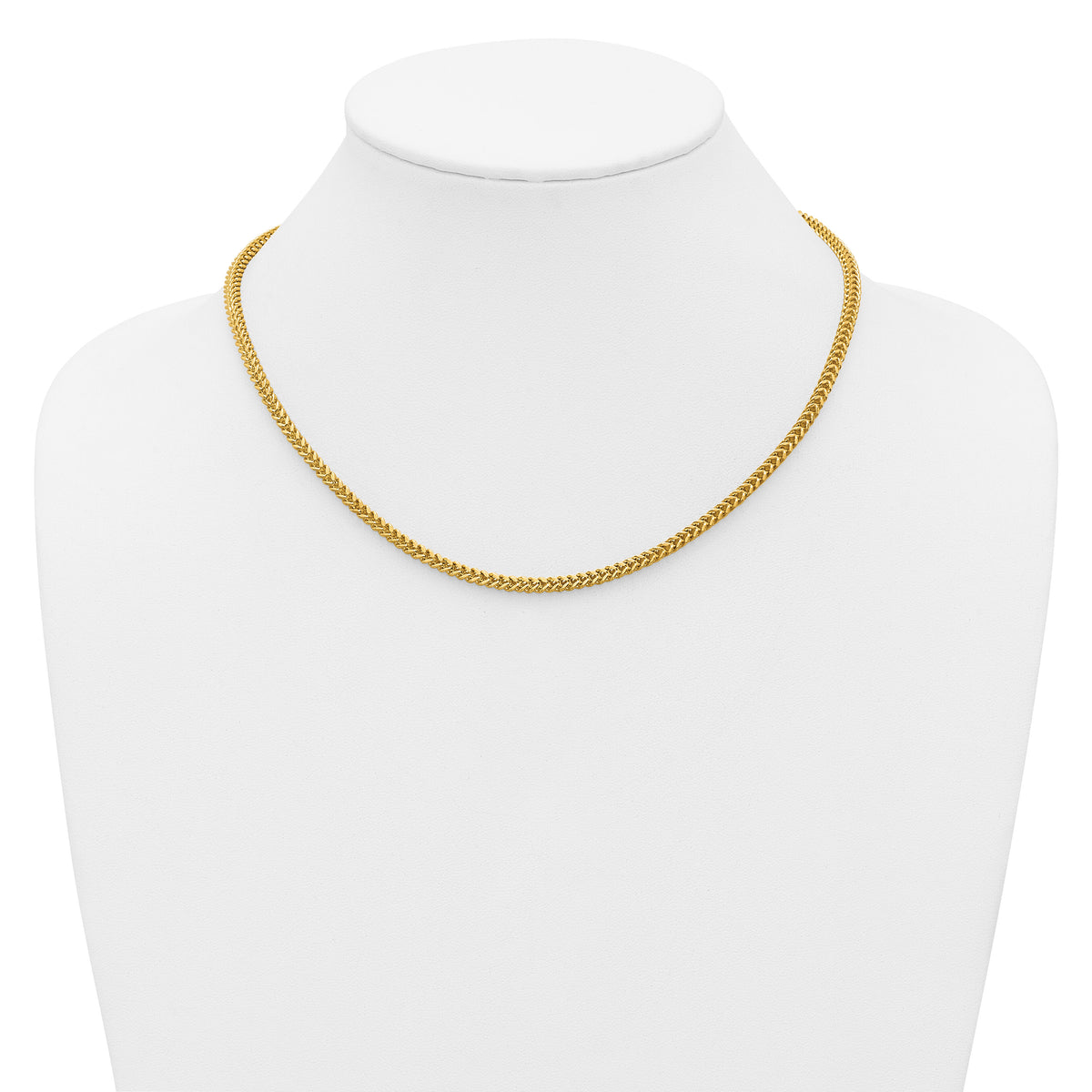 14k 2.5mm Franco Chain-FRA080-18