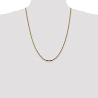 14k 2.5mm Franco Chain-FRA080-24