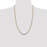 14k 2.5mm Franco Chain-FRA080-26