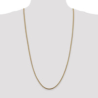 14k 2.5mm Franco Chain-FRA080-30