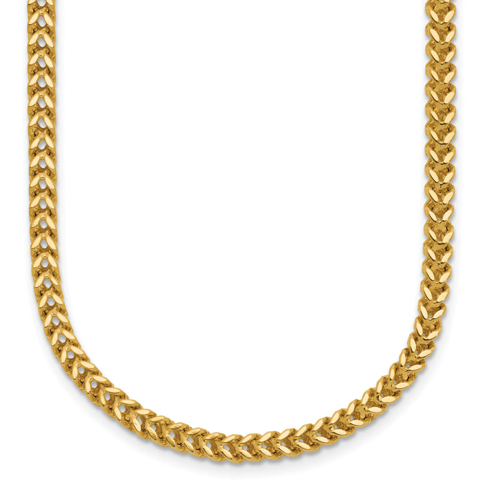 14k 2.5mm Franco Chain-FRA080-16