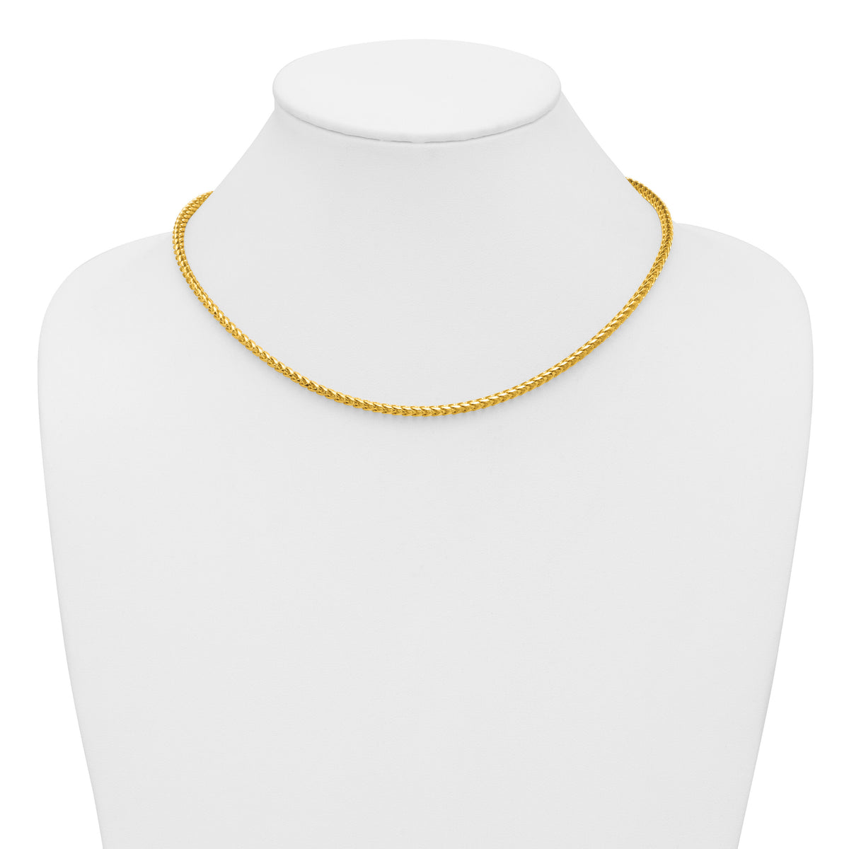 14k 3mm Franco Chain-FRA100-18