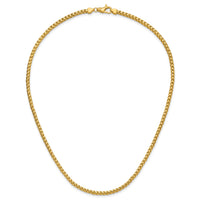 14k 3mm Franco Chain-FRA100-18