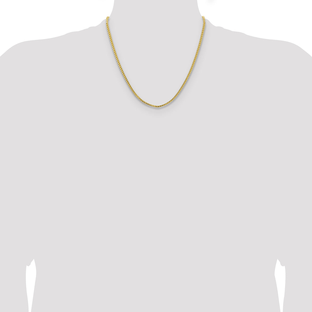 14k 3mm Franco Chain-FRA100-20