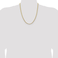 14k 3mm Franco Chain-FRA100-22