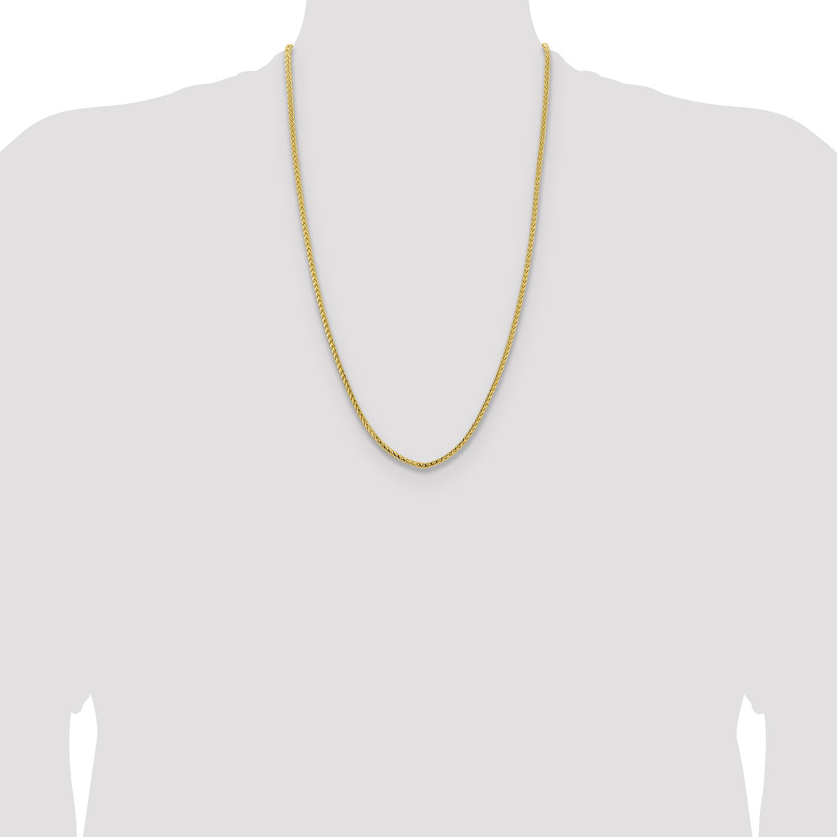 14k 3mm Franco Chain-FRA100-26