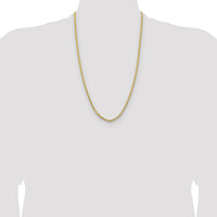 14k 3mm Franco Chain-FRA100-26