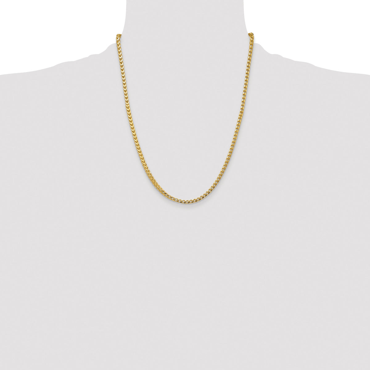 14k 3.7mm Franco Chain-FRA120-22