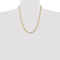 14k 3.7mm Franco Chain-FRA120-22