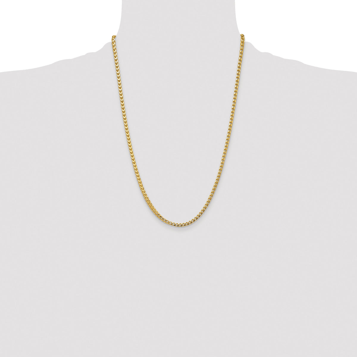 14k 3.7mm Franco Chain-FRA120-24