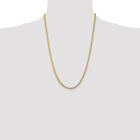 14k 3.7mm Franco Chain-FRA120-24