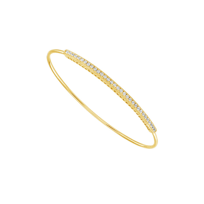 Diamond Bangle 0.50 ct tw 14k Yellow Gold-FSBG5009S8Y