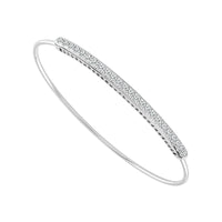 Diamond Bangle 1 ct tw 14k White Gold-FSBG5013S8W