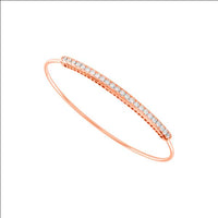 Diamond Bangle 1 ct tw 14k White Gold-FSBG5013S8W