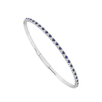 Diamond Bangle 0.75 ct tw 14k White Gold-FSBG5036BSS8WS-6D