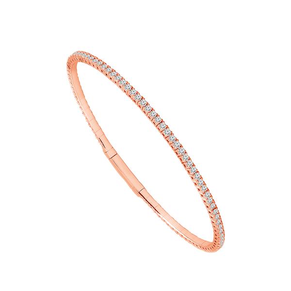 Diamond Bangle 1.4 ct tw 14k White Gold-FSBG5036S8W