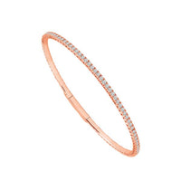 Diamond Bangle 1.4 ct tw 14k White Gold-FSBG5036S8W