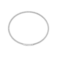 Diamond Bangle 1.4 ct tw 14k White Gold-FSBG5036S8W