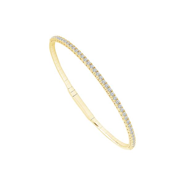 Diamond Bangle 1 ct tw 14k White Gold-FSBG5039S8W