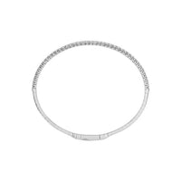 Diamond Bangle 1 ct tw 14k White Gold-FSBG5039S8W