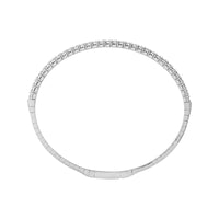 Diamond Bangle 1.4 ct tw 14k White Gold-FSBG5040S8W