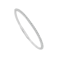 Diamond Bangle 1.4 ct tw 14k White Gold-FSBG5040S8W