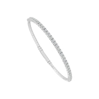 Diamond Bangle 2 ct tw 14k White Gold-FSBG5041S8W-6C
