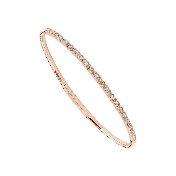 Diamond Bangle 0.4 ct tw 14k White Gold-FSBG5044K6W