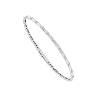 Diamond Bangle 0.16 ct tw 14k White Gold-FSBG5045S8W