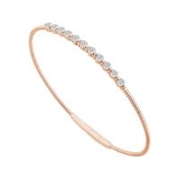 Diamond Bangle 0.13 ct tw 10k White Gold-FSBG5064A78W0