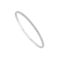 Diamond Bangle 5 ct tw 14k White Gold-FSBG5073S8W-6C