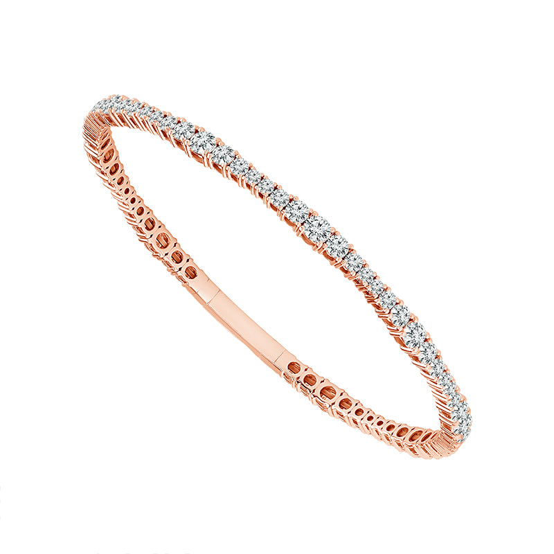 Diamond Bangle 3.65 ct tw 14k White Gold-FSBG5083S8W-6C