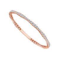 Diamond Bangle 3.65 ct tw 14k White Gold-FSBG5083S8W-6C