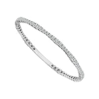 Diamond Bangle 3.65 ct tw 14k White Gold-FSBG5083S8W-6C