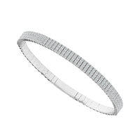 Diamond Bangle 1.5 ct tw 14k White Gold-FSBG5090S8W-6C